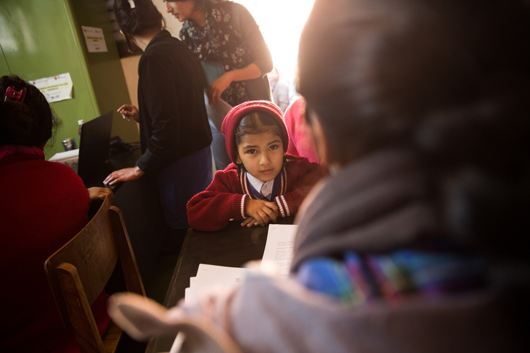 Following their appointment the counsellor, the child and guardian see a member of the trial staff, who takes their informed consent and screens the child to ensure they are eligible to take part in the study.