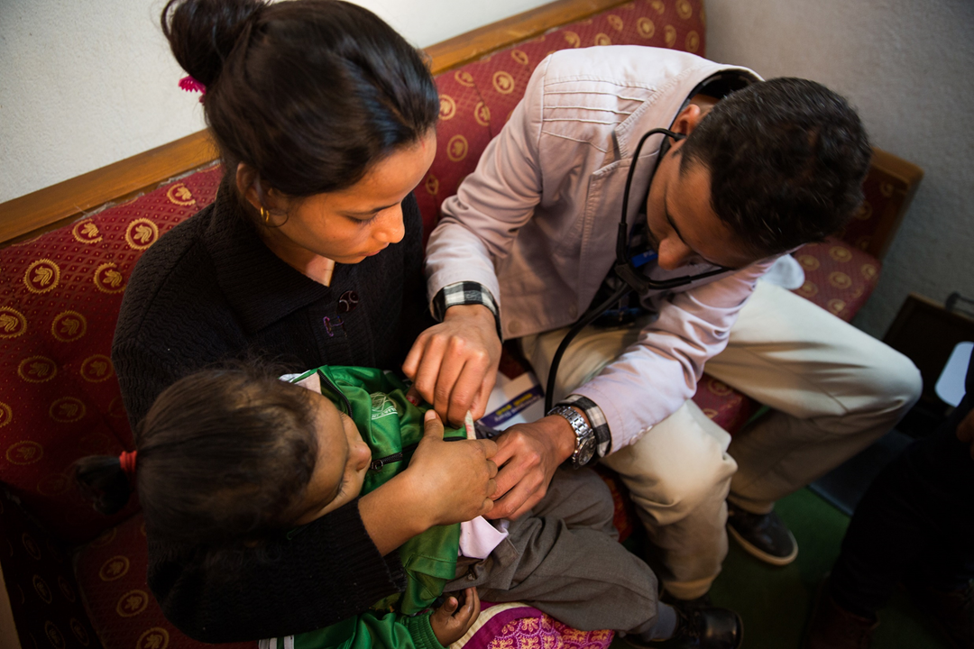 Participants all receive access to a doctor and a free blood test if they have a fever for more than two days. This service is available at several community clinics and a hospital-based clinic in Lalitpur District.