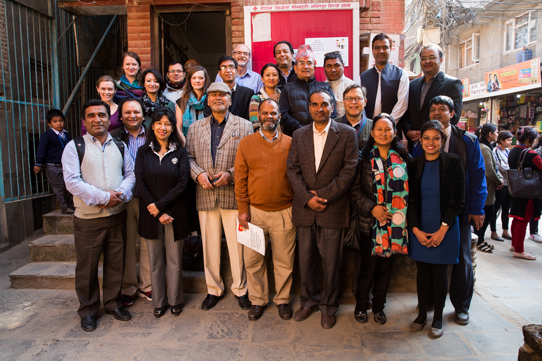 Several important local officials attended the opening of the first vaccine clinic, including the mayor of Kathmandu and other local government representatives. Also attending in a show of support for the first vaccine clinic were representatives from the World Health Organization, the Patan Academy of Health Sciences, and the Nepal Paediatric Society.