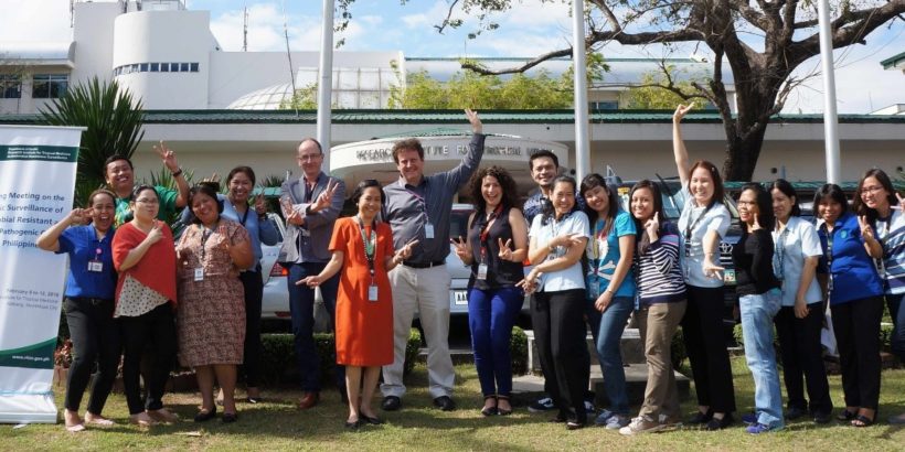 CGPS and RITM researchers helped establish genomic surveillance capacity for tracking drug resistance in the Philippines. Photo: Silvia Argimon