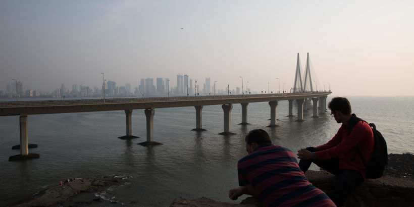 Bandra-Worli Sea link of Mumbai which links the Western suburbs of the city with Worli in south Mumbai.