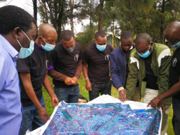 Team of KEMRI field scientists in Mukuru, Kenya