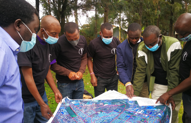 Team of KEMRI field scientists in Mukuru, Kenya
