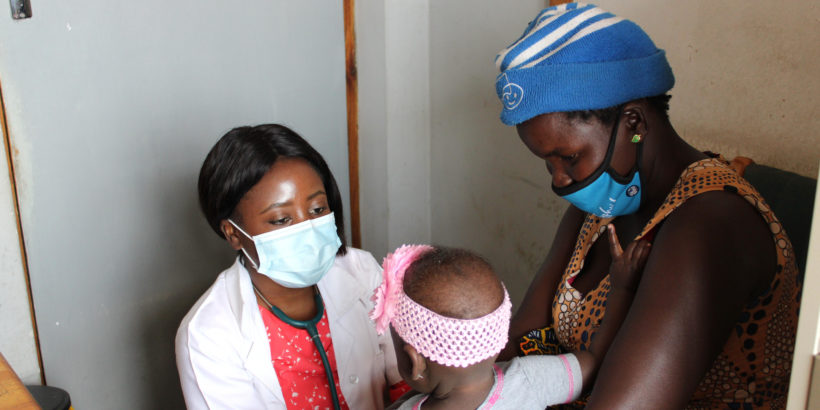 Dr. Nampota, the 2021 Rising Star recipient, in the clinic in Malawi