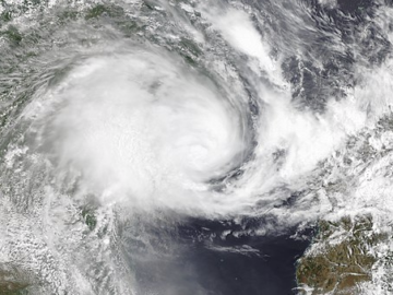 Tropical Storm Ana over Madagascar