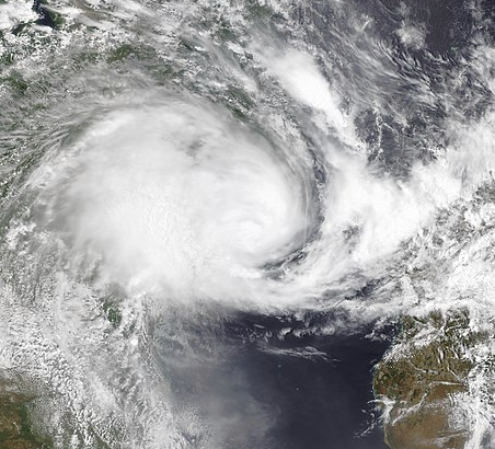 Tropical Storm Ana over Madagascar