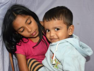 Two children in Bangladesh