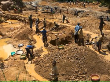 Illegal gold mining is spreading rapidly in Ghana
