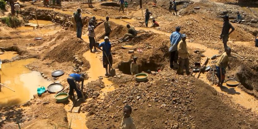 Illegal gold mining is spreading rapidly in Ghana