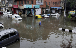 Monsoon rains flood New Delhi