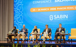 Panelists speak at the 14th International Conference on Typhoid and Other Invasive Salmonelloses.